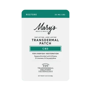 DAB Patch Restore CBD Transdermal Patch product packaging